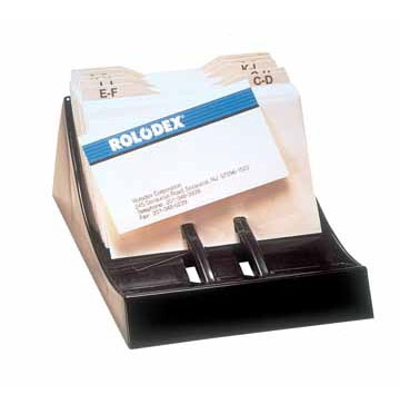 Rolodex voor visitekaarten