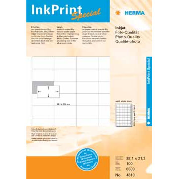 Etiketten voor inkjetprinters