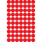 Apli ronde etiketten in etui diameter 19 mm, rood, 560 stuks, 70 per blad