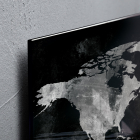 glasmagneetbord Sigel Artverum 1300x550x12mm wereldkaart-1