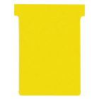 Nobo T-planbordkaarten index 3, ft 120 x 92 mm, geel