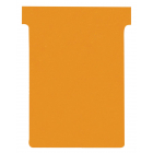 Nobo T-planbordkaarten index 3, ft 120 x 92 mm, oranje