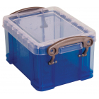Really Useful Box visitekaarthouder 0,3 liter, transparant blauw