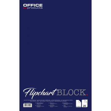 OFFICE products flip-overblok, ft 65 x 100 cm, geruit, 20 vel