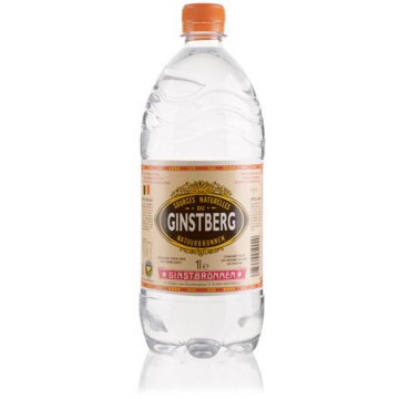 Ginstberg natuurlijk mineraalwater, bruisend, fles van 1 l, pak van 6 stuks