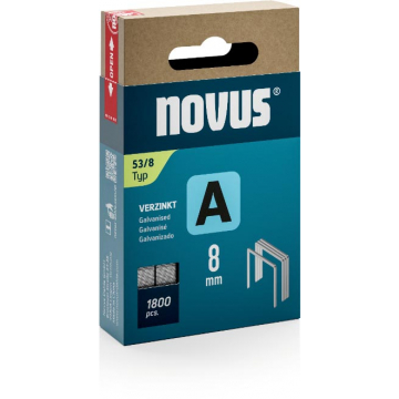 Novus nietjes A 53/8, doos met 1800 stuks
