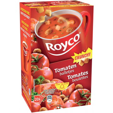 Royco Minute Soup tomaat met balletjes, pak van 20 zakjes