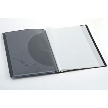 Europel showalbum Opus Frontview, ft A4, PP, 30 tassen, antraciet