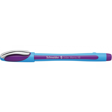 Schneider balpen Slider Memo, extra breed, paars