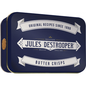 Jules Destrooper boterwafels, metalen doos van 75 g