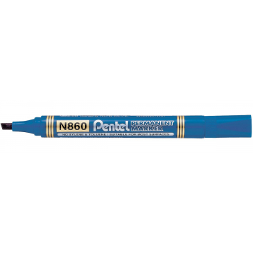 Pentel permanente marker N860-C, blauw