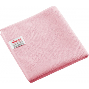 Vileda Professional r-MicroTuff Swift Max microvezeldoek, pak van 5 stuks, rood