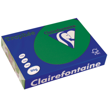 Clairefontaine Trophée Intens, gekleurd papier, A4, 80 g, 500 vel, kardinaal rood