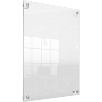 Nobo Premium Plus verplaatsbaar acryl informatiebord, wandgemonteerd, ft A3
