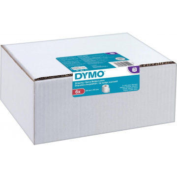 Dymo etiketten LabelWriter ft 101 x 54 mm, wit, doos van 6 x 220 etiketten