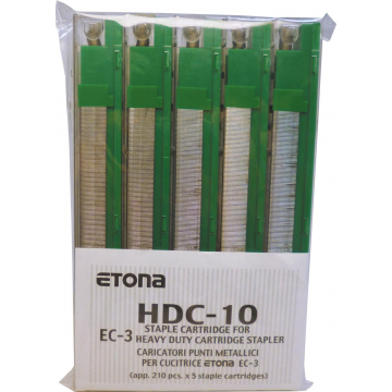 Etona nietjescassette voor EC-3, capaciteit 41 - 55 blad, pak van 5 stuks