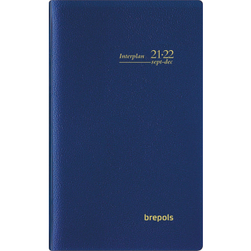 Brepols schoolagenda Interplan Genova, 2021 - 2022