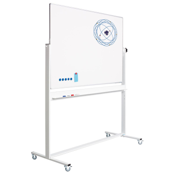 Smit Visual magnetisch whiteboard, emaille en aluminium, 90 x 120 cm