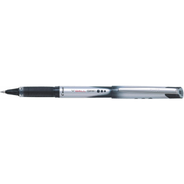 Pilot roller V-BALL Grip, medium punt 0,7 mm, zwart