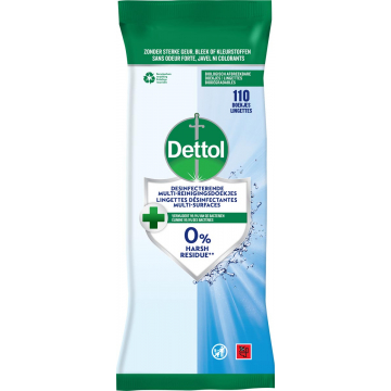 Dettol reiningsdoekjes desinfecterend, pak van 110 stuks