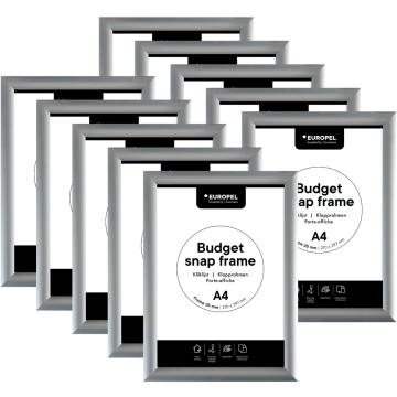 Europel clicklijst Budget, lijst 25 mm, ft A4, pak van 10 stuks