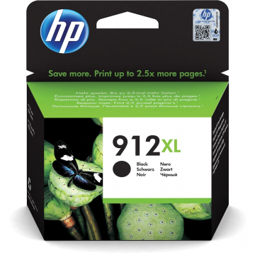 HP inktcartridge 912XL, 825 pagina's, OEM 3YL84AE#BGX, zwart