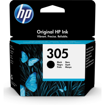 HP inktcartridge 305, 120 pagina's, OEM 3YM61AE, zwart