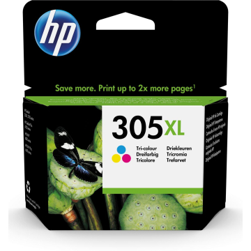 HP inktcartridge 305XL, 200 pagina's, OEM 3YM63AE, 3 kleuren