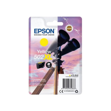 Inktcartridge Epson 502XL T02W4 geel