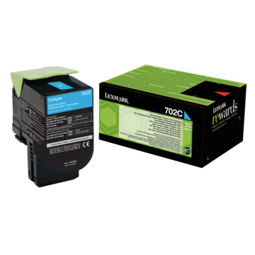 Tonercartridge Lexmark 70C20C0 prebate blauw