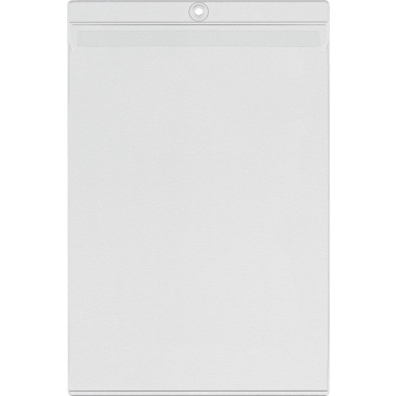 Leitz Premium etui met ophangoog, PVC, ft A4, 200 micron, transparant, doos van 50 stuks
