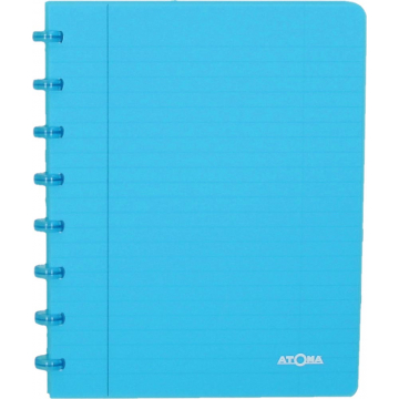 Atoma schrift Trendy ft A5, gelijnd, transparant turkoois