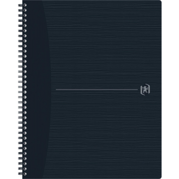 Oxford Origin spiraalschrift, ft A4+, 140 bladzijden, gelijnd, zwart