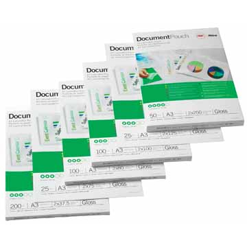 GBC Lamineeretuis Matt Pouch ft A3, 2 x 75 micron (150 micron)