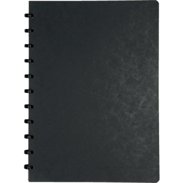 Atoma meetingbook, ft A4, zwart, gelijnd