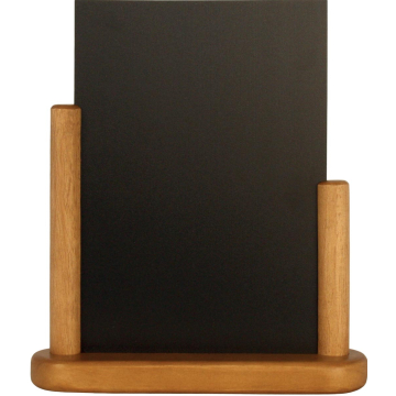 Securit tafelkrijtbord Elegant ft A5, teak