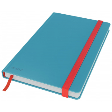 Leitz Cosy notitieboek met harde kaft, voor ft A5, gelijnd, blauw