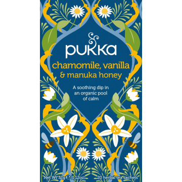 Pukka thee bio, Camomile - Vanilla, pak van 20 stuks