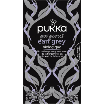 Pukka thee bio, Gorgeous Earl Grey, pak van 20 stuks