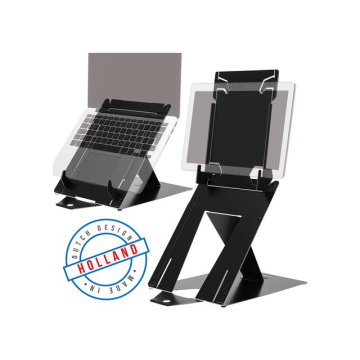 Ergonomische laptopstandaard R-Go Tools Riser Duo
