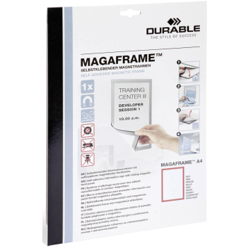 Durable Duraframe A4 rood, in ophangbare etui