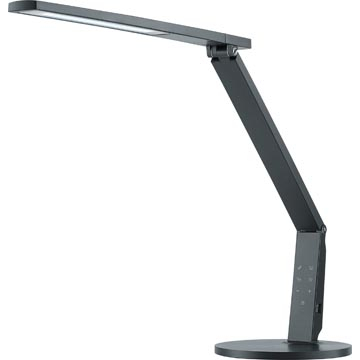 Hansa bureaulamp Vario Plus, LED-lamp, zwart