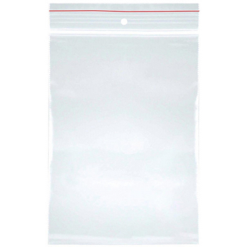 OFFICE products gripsealzakje, transparant, pak van 100 stuks, 170 x 230 mm