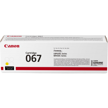 Canon toner 067, 1.250 pagina's, OEM 5099C002, geel