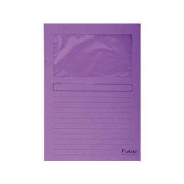 Venstermap Exacompta Forever L-map 120gr paars