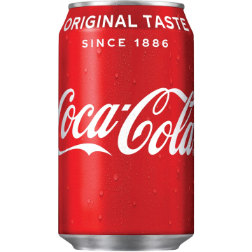 PROMOPACK Coca-Cola frisdrank, fat blik van 33 cl, pak van 24 stuks