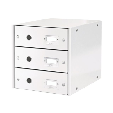 Ladenbox Leitz WOW Click & Store 3 laden wit