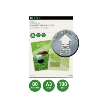 Lamineerhoes Leitz ILAM A3 2x80micron 100stuks
