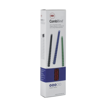 Bindrug GBC 22mm 21rings A4 wit 100stuks