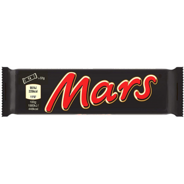 Mars chocoladereep, 51 g